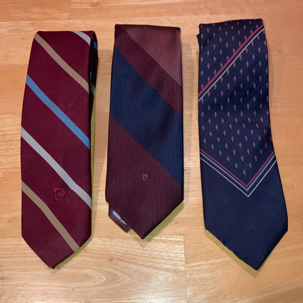 Pierre Cardin ties x3